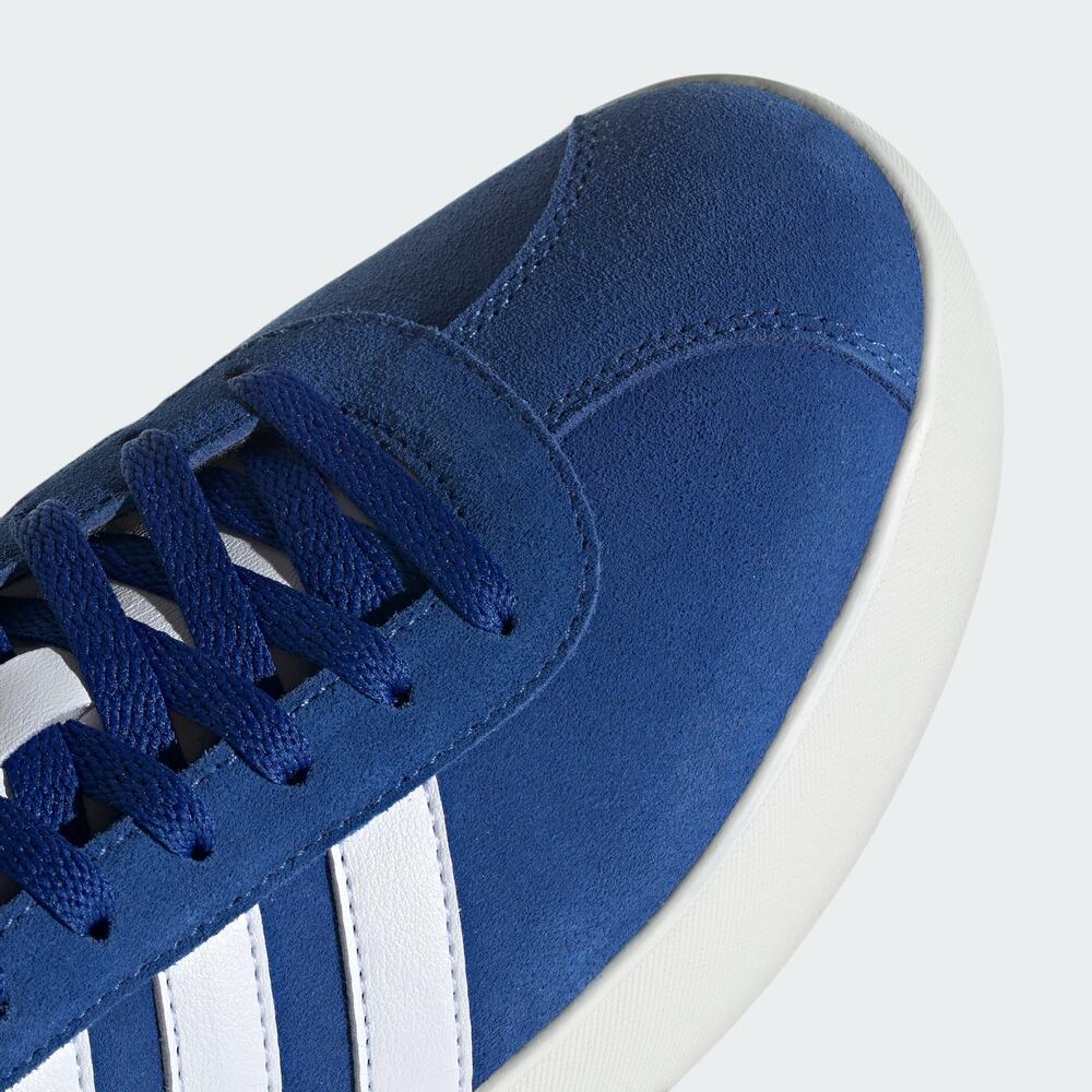 NWT Adidas VL Court 3.0 Suede Sneakers Team Royal Blue White, Men's Size 9.5 - Picture 6 of 7